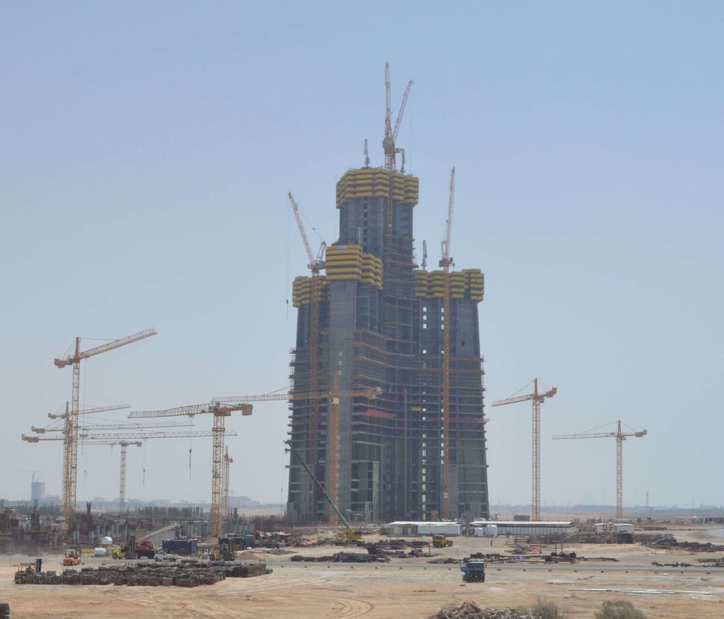 Jeddah Tower Saudi Construction