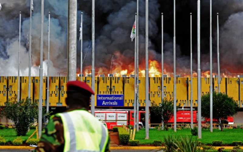 Blaze at Kenya airport reminder of fragility