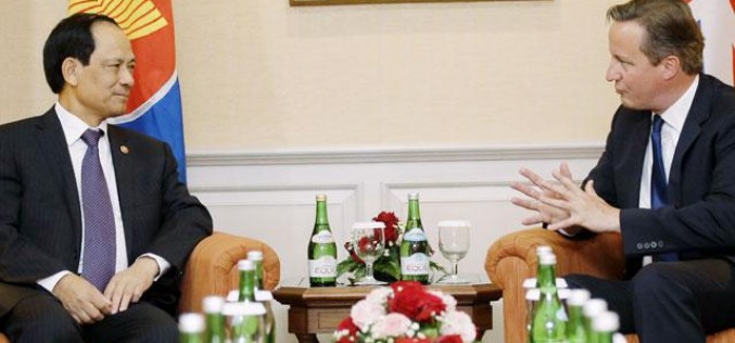 David Cameron Seeks Business Opportunities in Southeast Asia