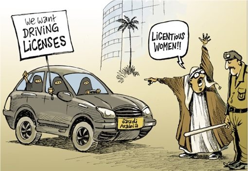 Saudi-Arabia-Women-Drivers-Cartoon