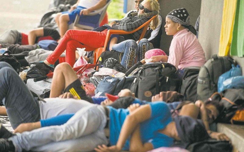 Cuban migrants stuck in Central America