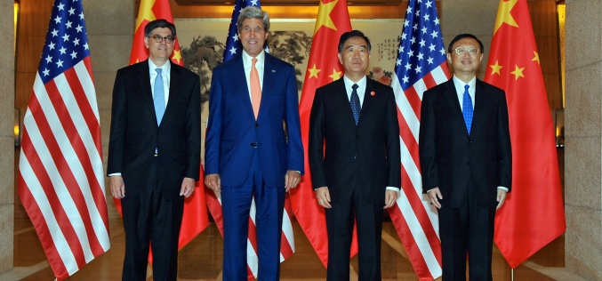 Steel and sea issues dominate U.S.-China dialogue