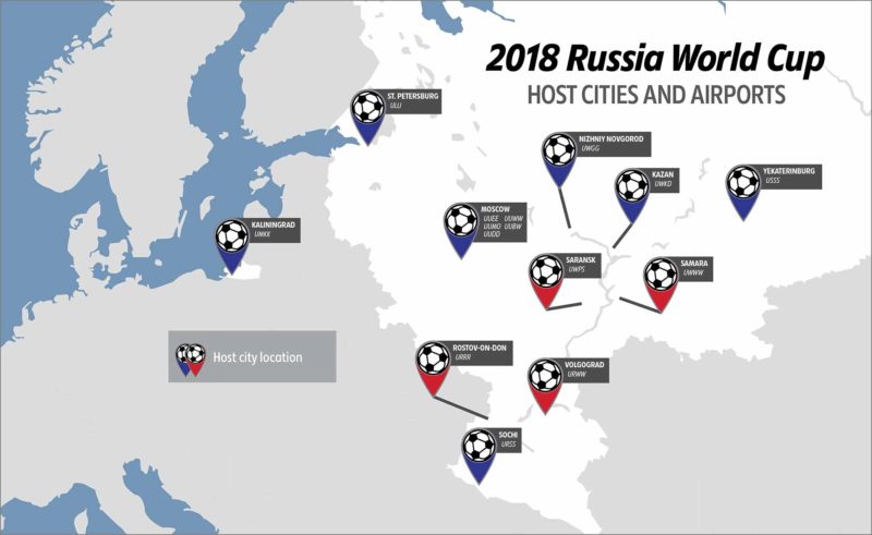 russia world cup cities