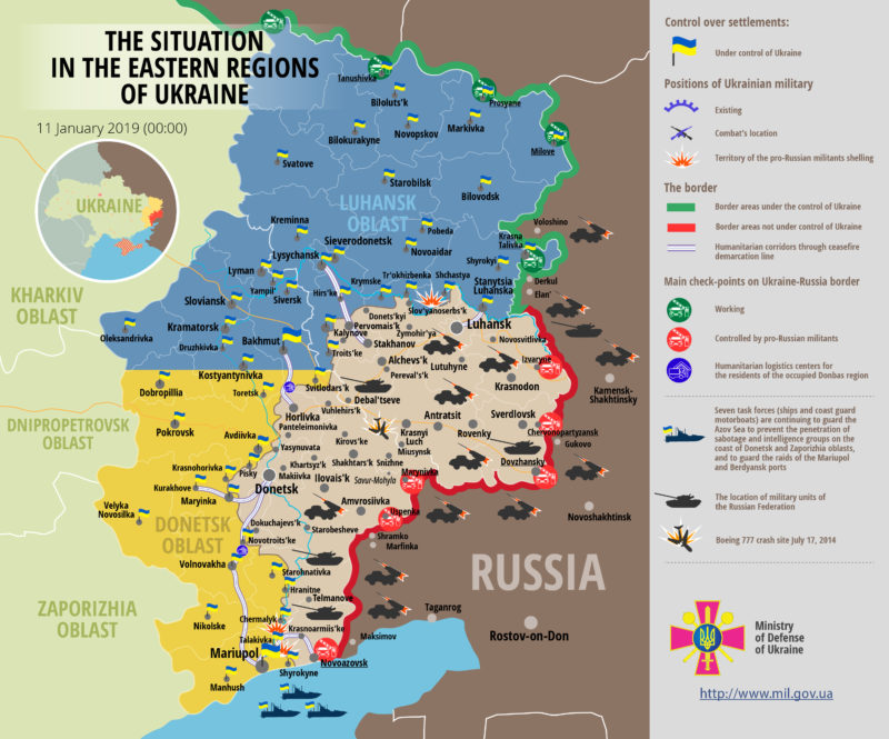 Map of ukraine conflict
