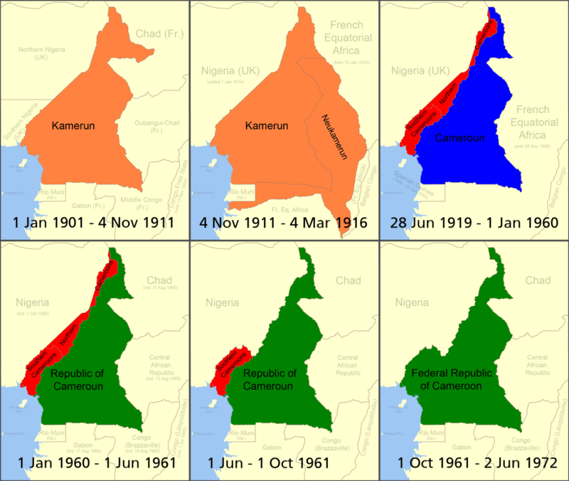 Cameroon borders