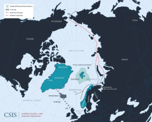 Svalbard's position in the Barents Sea